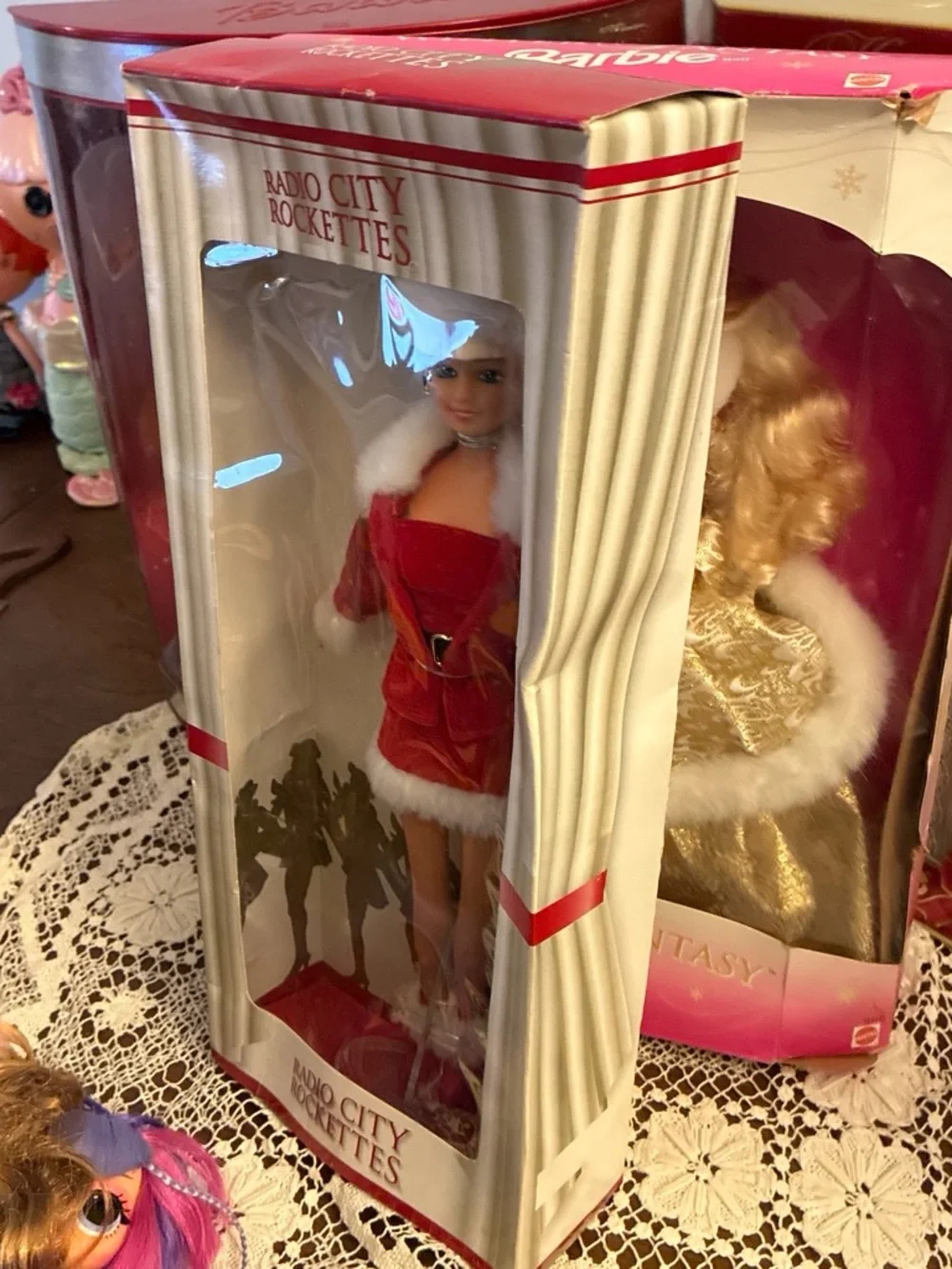 Barbie Radio City Rockettes Red and White Holiday Doll
